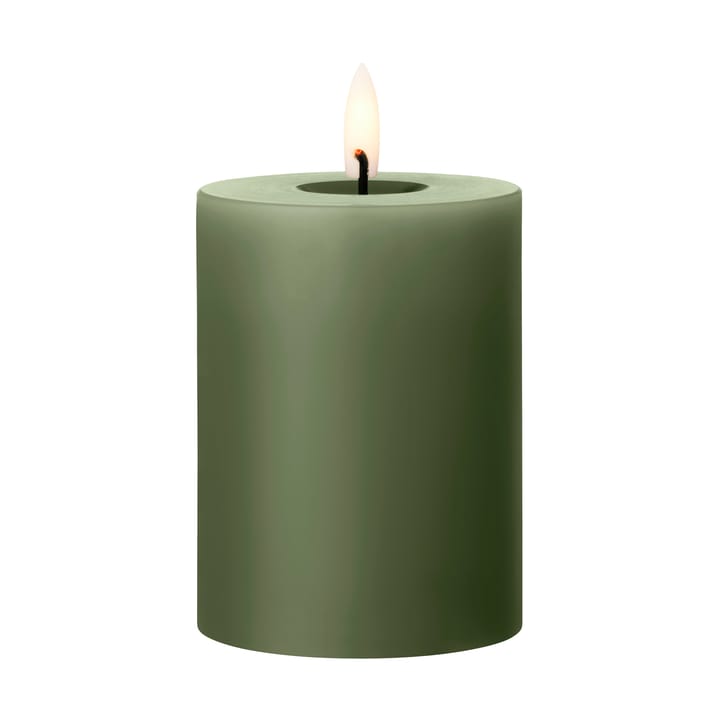 ester & erik ブロックキャンドル LED - 70 Green Soil, 10 cm - Ester & erik | エスター & エリック