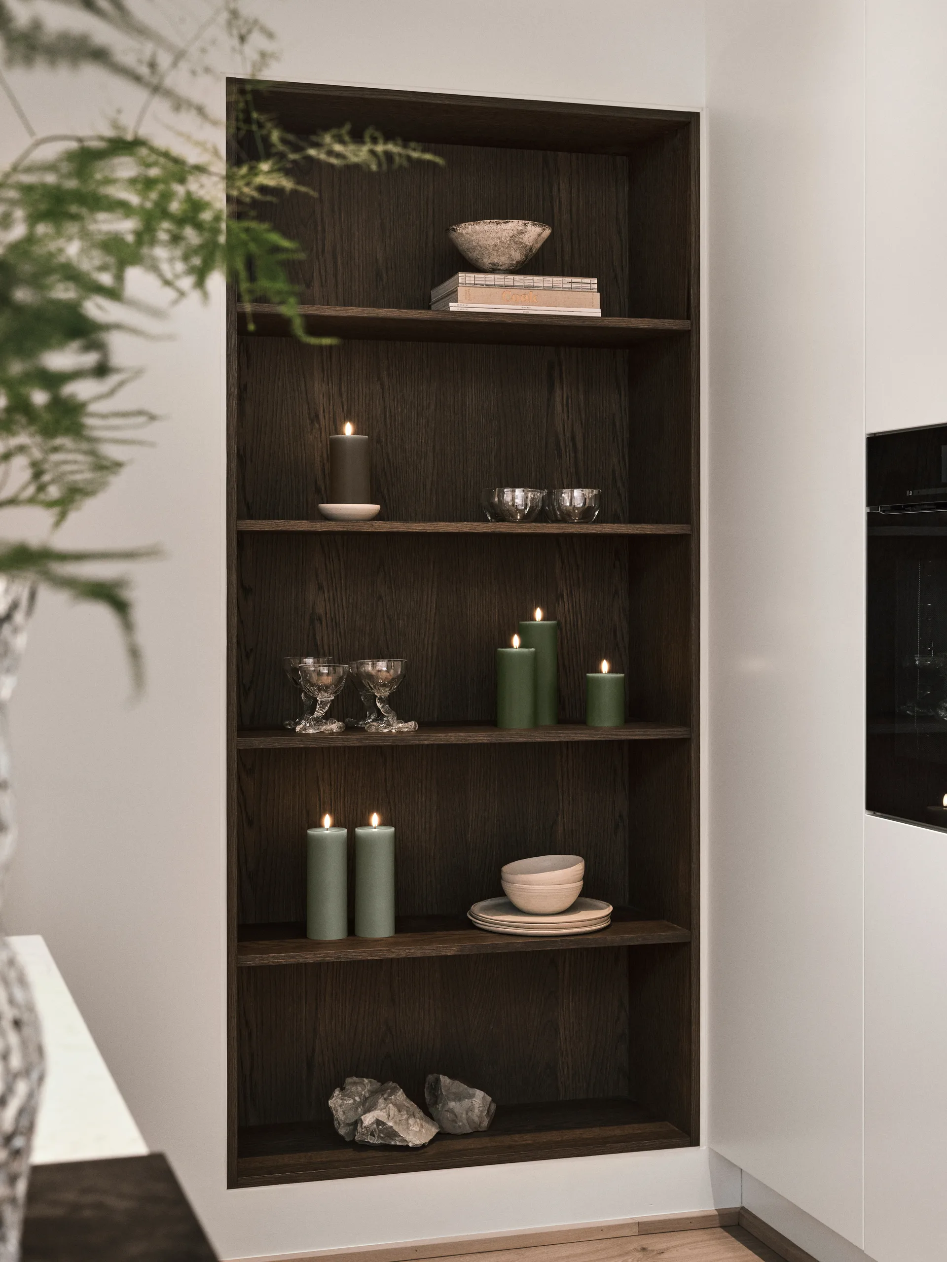 ester & erik ブロックキャンドル LED, 70 Green Soil, 20 cm ester & erik | エスター & エリック