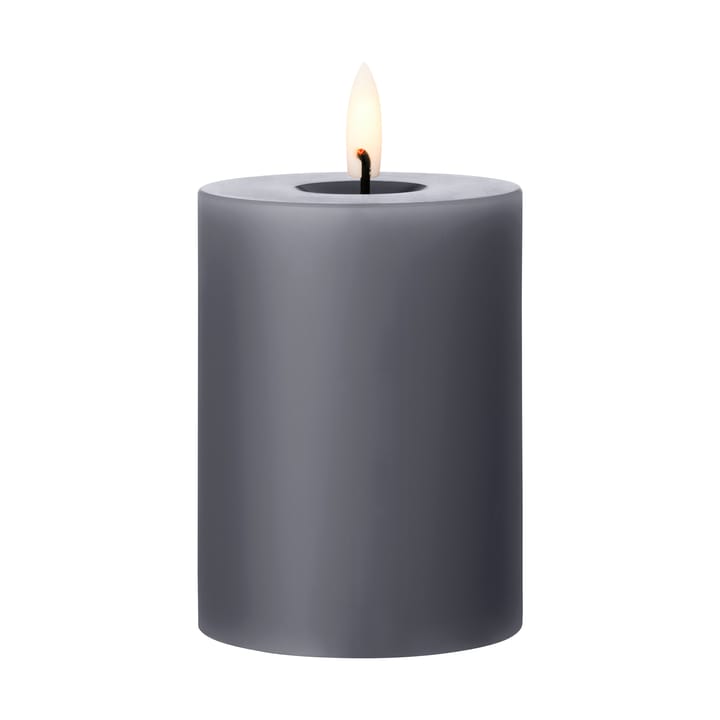 ester & erik ブロックキャンドル LED - 74 Dark Slate, 10 cm - Ester & erik | エスター & エリック