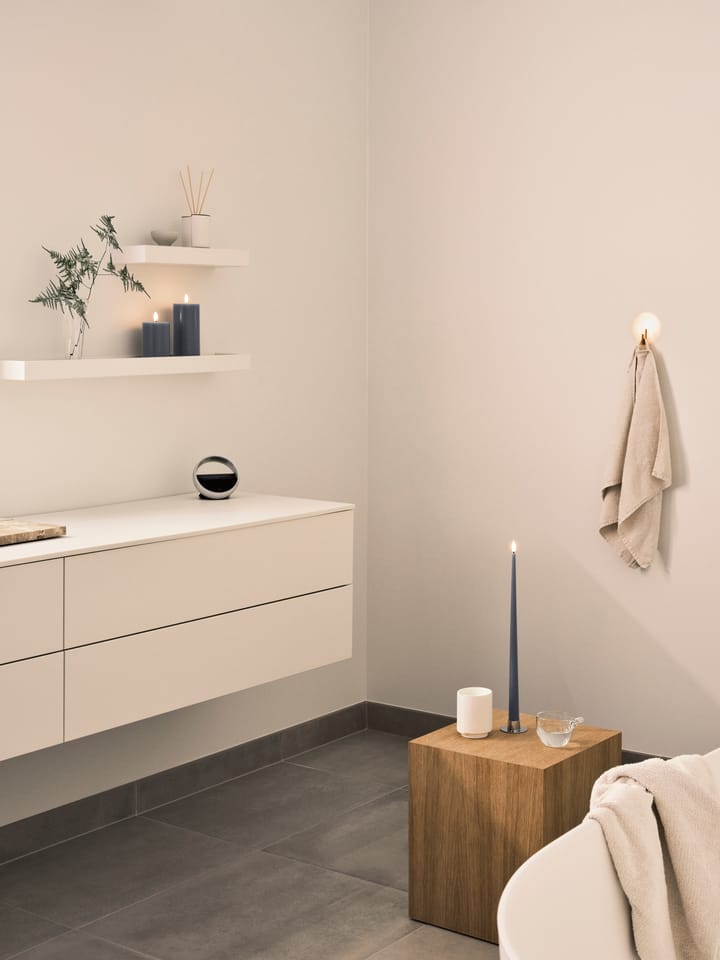 ester & erik ブロックキャンドル LED, 74 Dark Slate, 10 cm ester & erik | エスター & エリック
