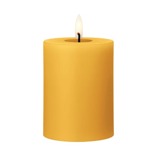 ester & erik ブロックキャンドル LED - 85 Mango, 10 cm - Ester & erik | エスター & エリック