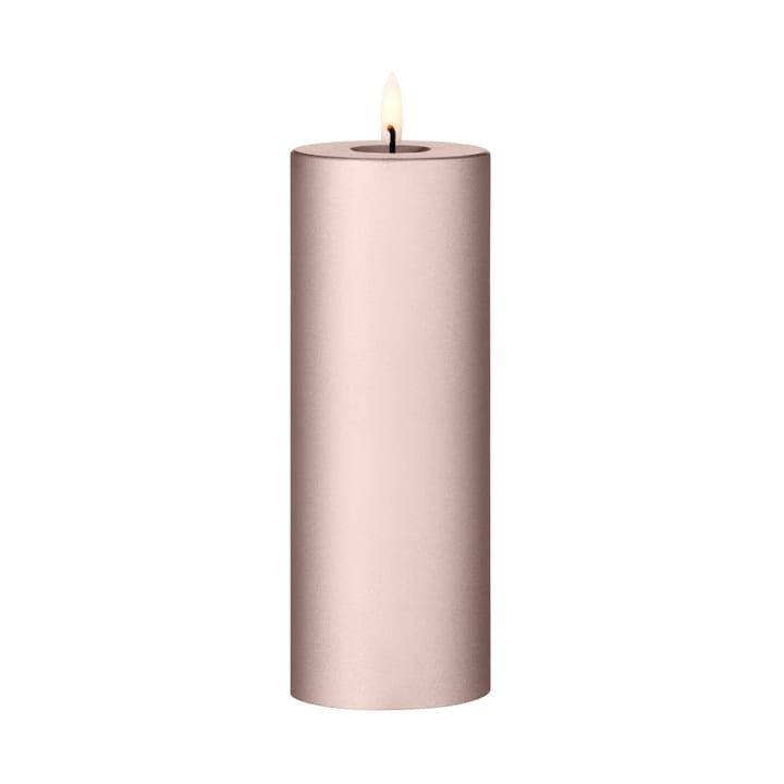 ester & erik ブロックキャンドル LED - 94 Champagne Metallic, 20 cm - Ester & erik | エスター & エリック