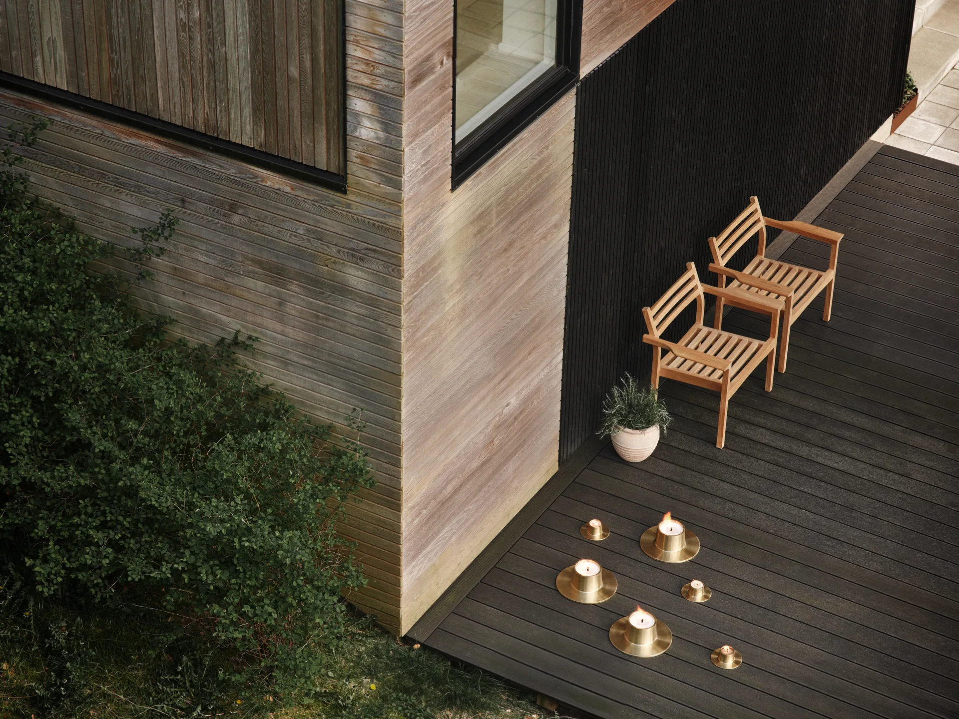 ester & erik アウトドア キャンドルホルダー small Ø16 cm, Gold ester & erik | エスター & エリック