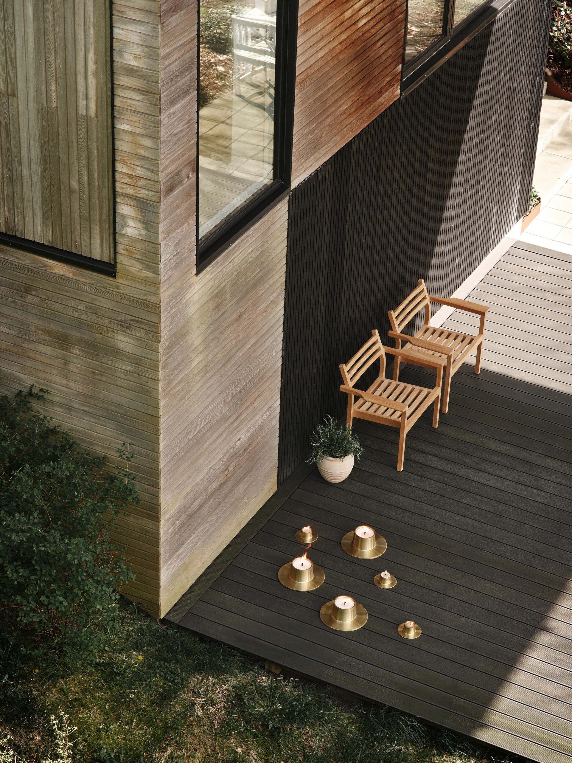 ester & erik アウトドア キャンドルホルダー small Ø16 cm, Gold ester & erik | エスター & エリック