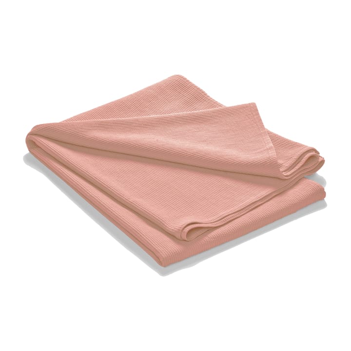 Stripe ベッドスプレッド ストーンウォッシュ コットン 260x260 - Dusty rose - Etol Design | エトルデザイン