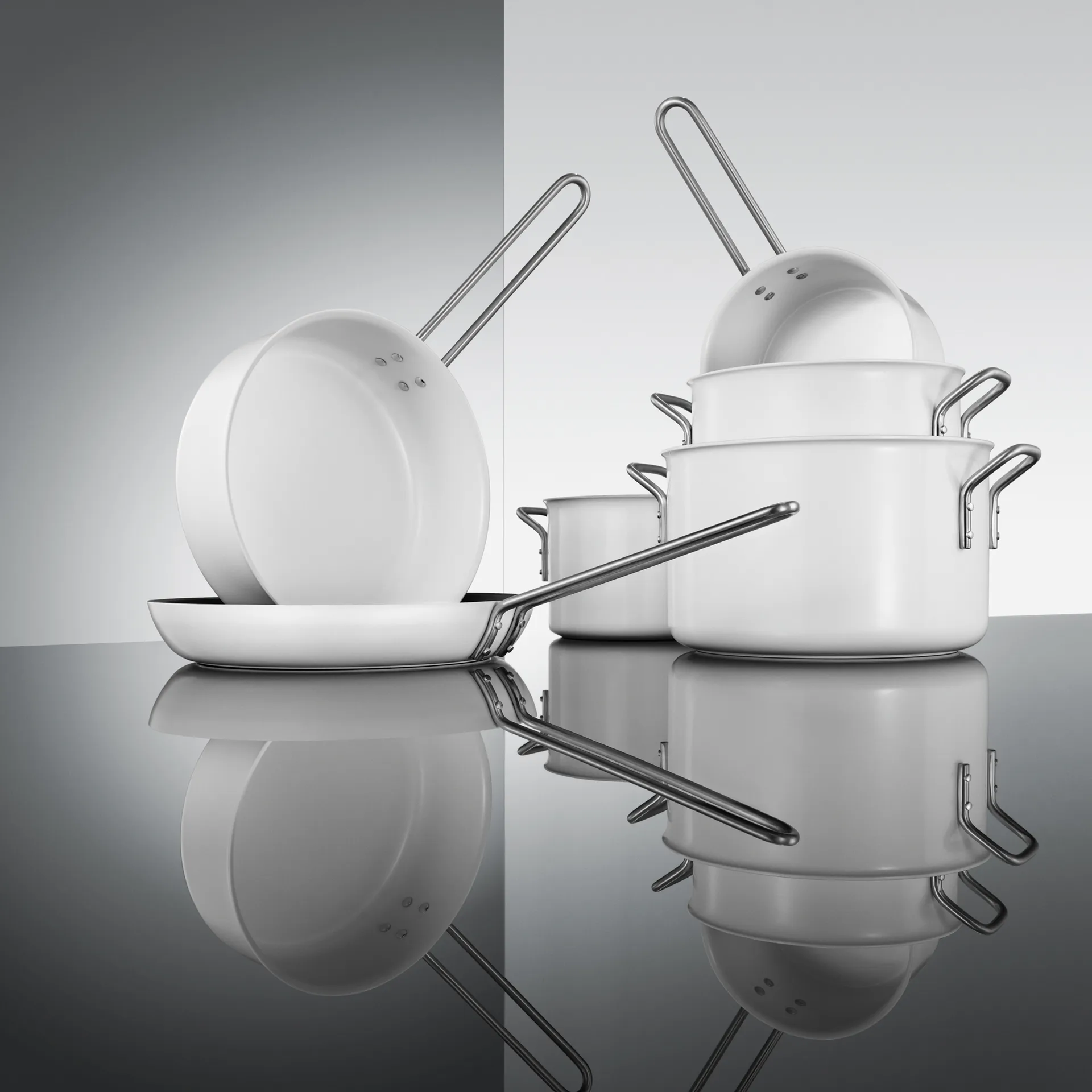 Eva Trio ホワイトライン フライパン, 24 cm Eva Solo | エバソロ