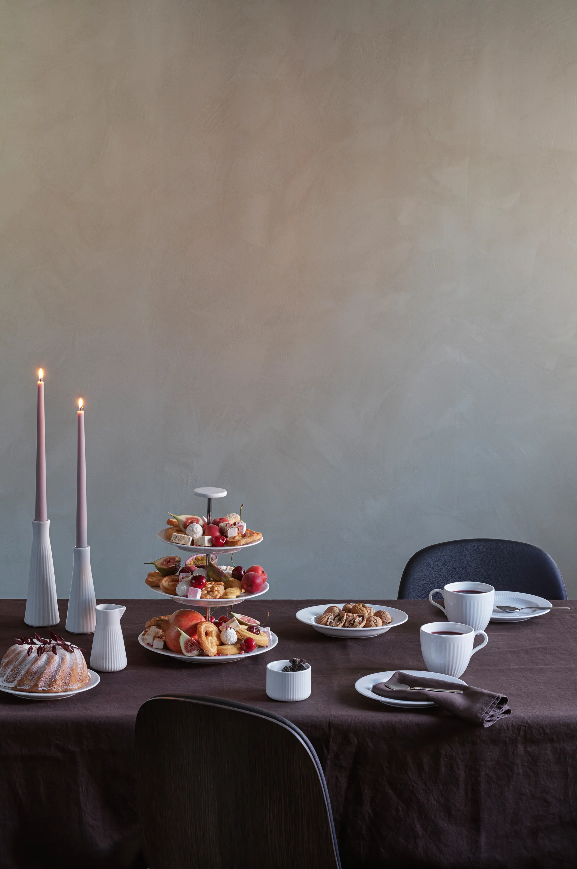 Eva Trio Legio Nova ３段 ケーキスタンド, White Eva Solo | エバソロ