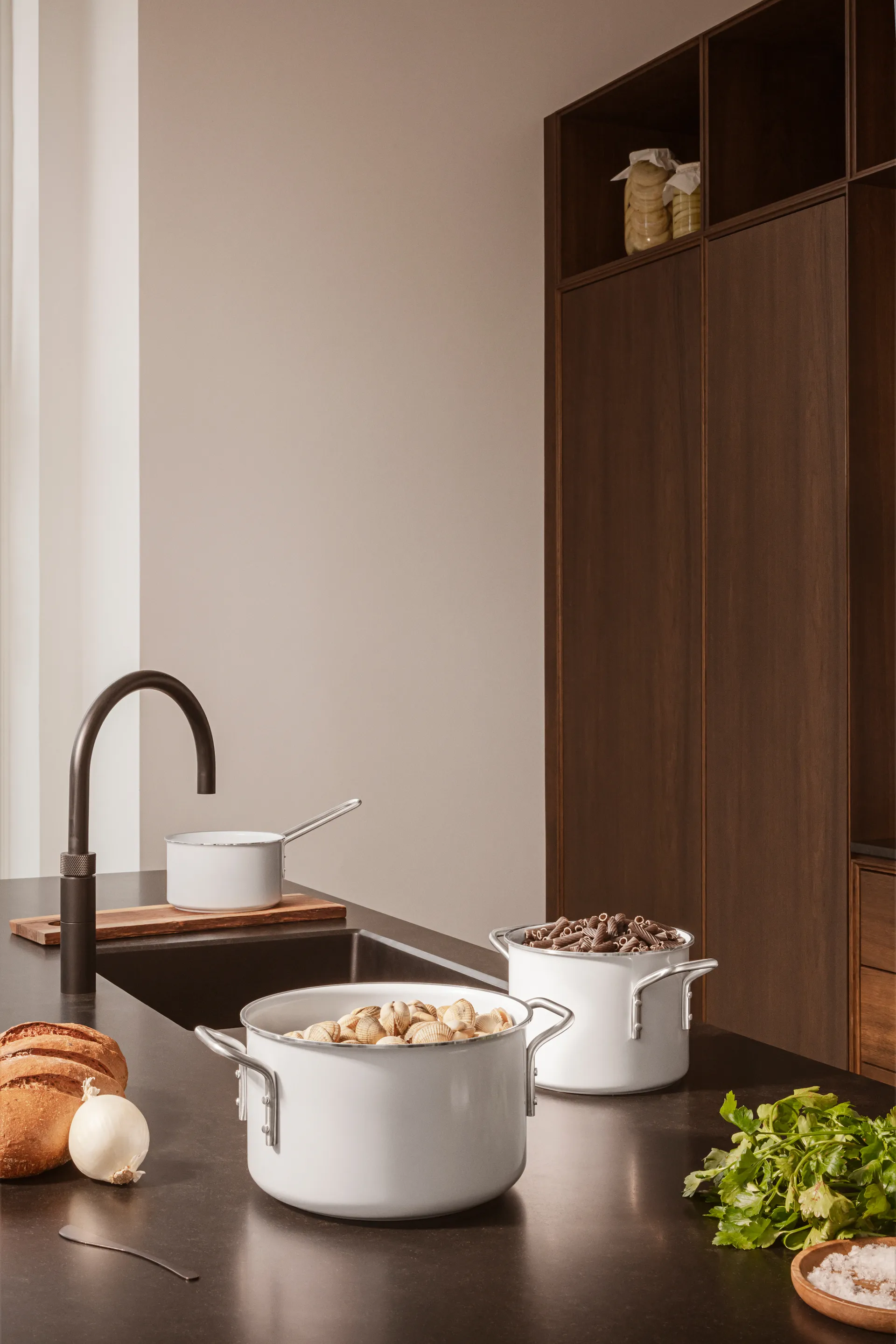 Eva Trio White Line Slip-Let セラミック鍋, 2.5 L Eva Solo | エバソロ