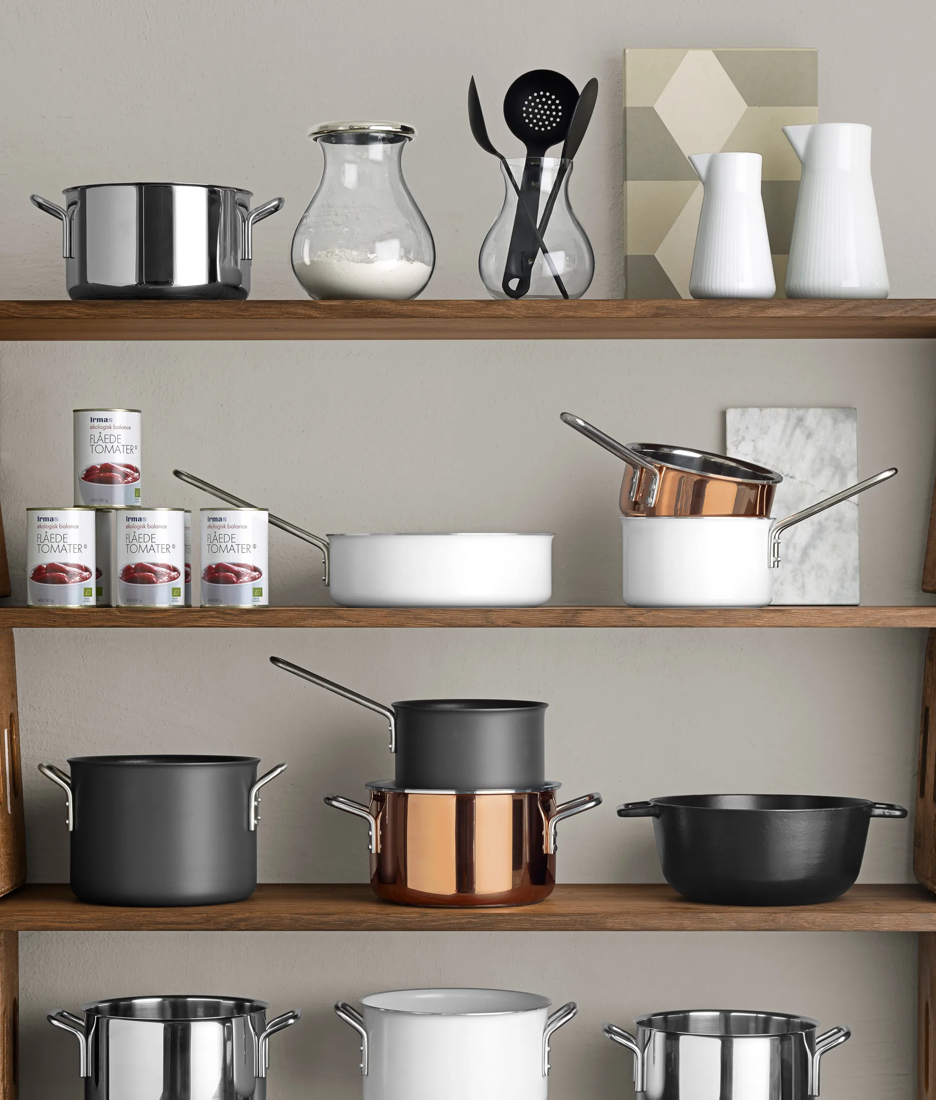 Eva Trio White Line Slip-Let セラミック鍋, 7 L Eva Solo | エバソロ