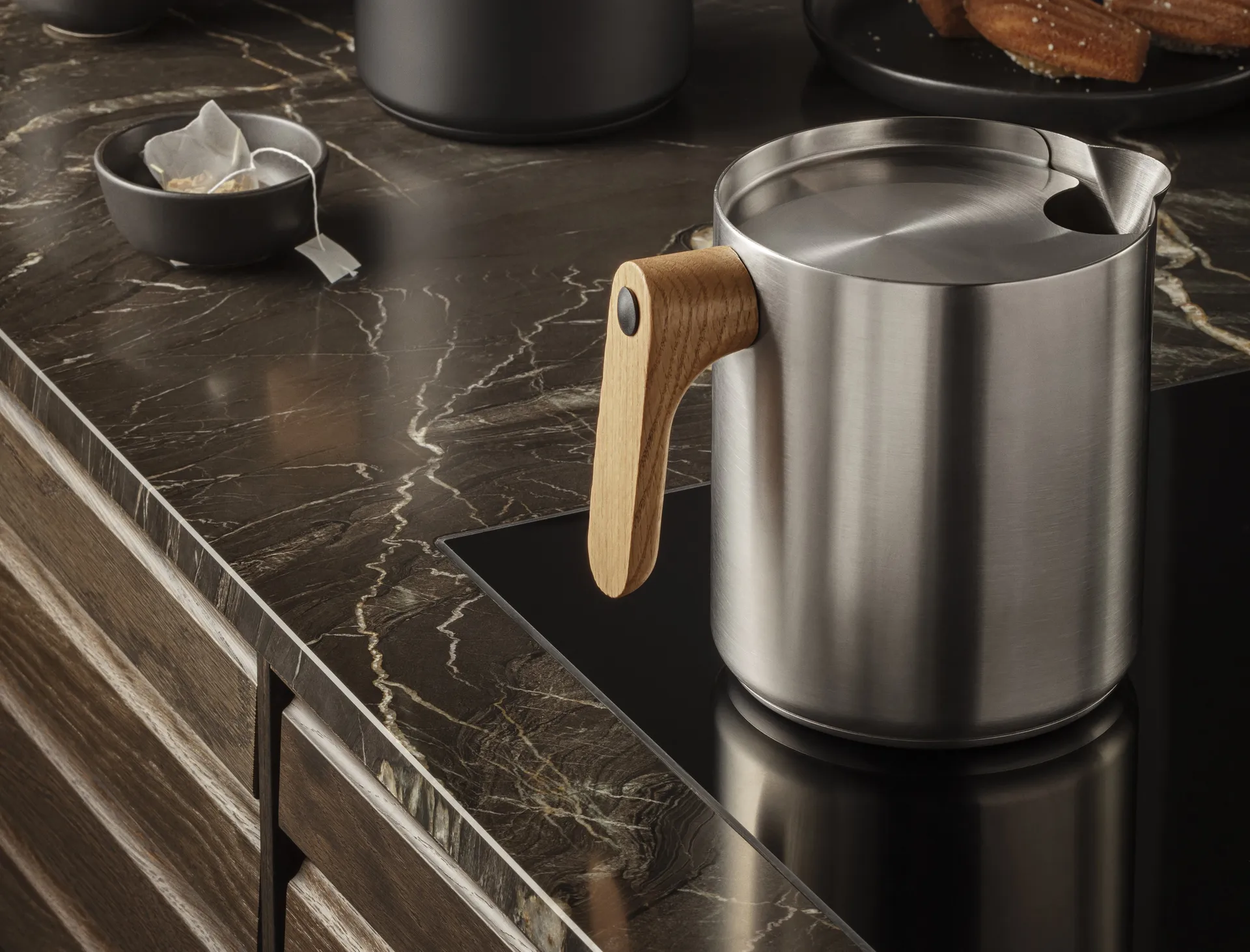 Nordic Kitchen IH用ポット 1 L, Brushed steel Eva Solo | エバソロ