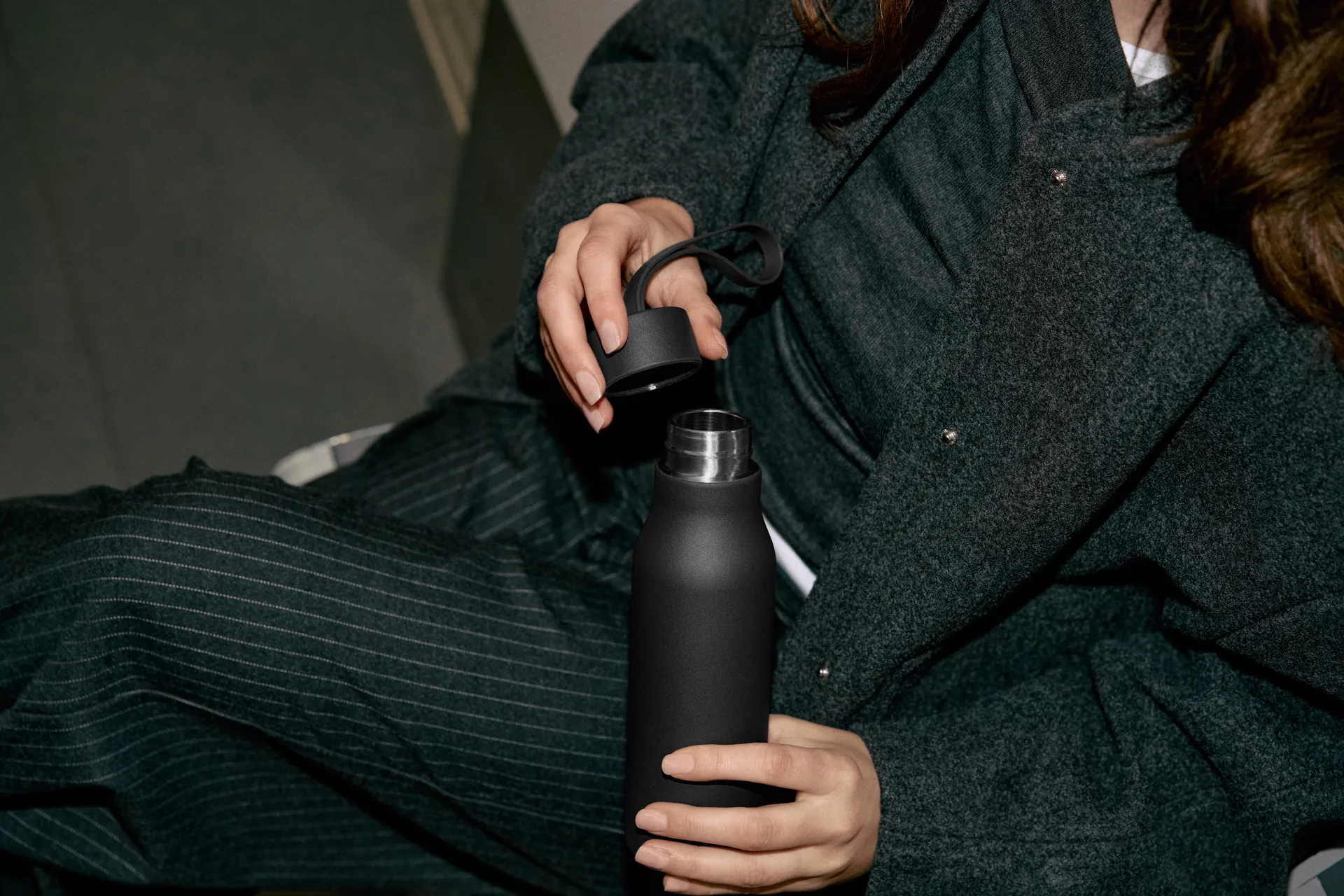 RE-Hydrate サーモスボトル, Black, 0.5 L Eva Solo | エバソロ