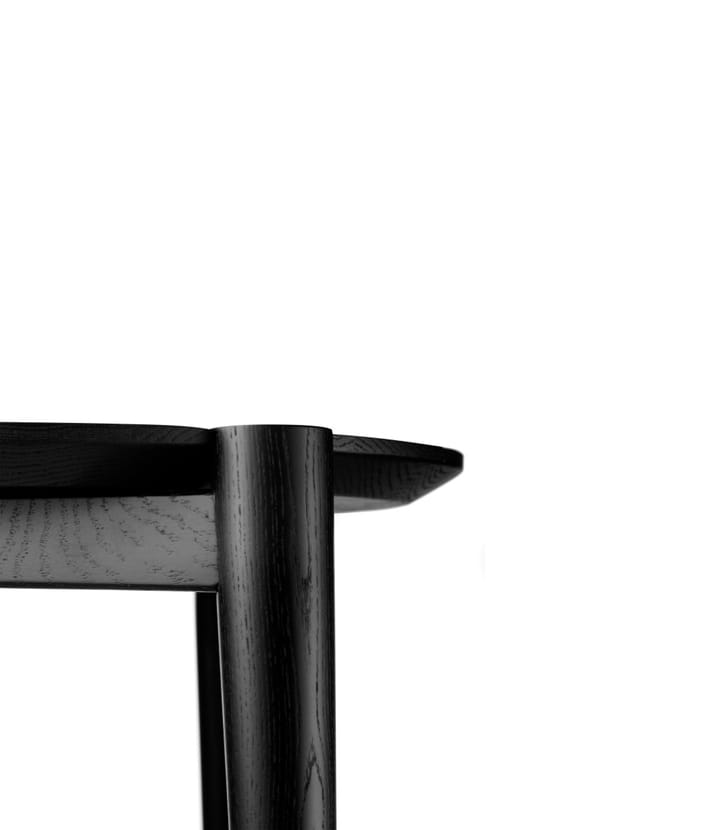D102 Søs コー�ヒーテーブル Ø55 cm, Oak black painted FDB Møbler