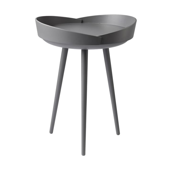 D106 Bakkedal tray テーブル Ø38 cm - Beech dark blue painted - FDB Møbler