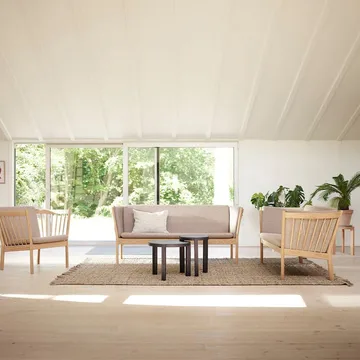 D108 Ragnesminde コーヒーテーブル Ø48 cm - Midnight blue - FDB Møbler