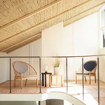 D108 Ragnesminde コーヒーテーブル Ø48 cm - Peach - FDB Møbler