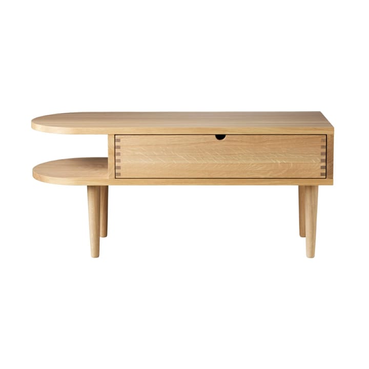 F24 Radius ベンチ - Oak nature lacquered 35x90 cm - FDB Møbler