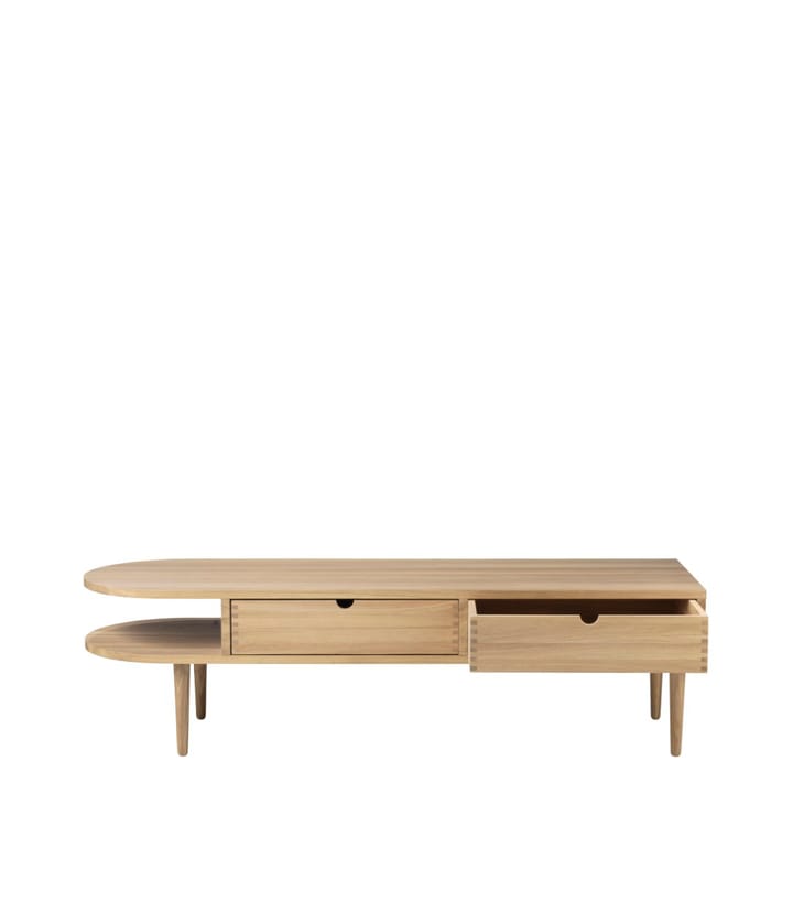 F24 Radius ベンチ, Oak nature lacquered 45x145 cm FDB Møbler