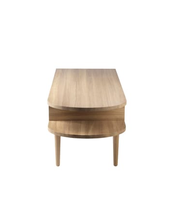 F24 Radius ベンチ - Oak nature lacquered 45x145 cm - FDB Møbler