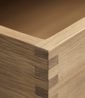 F24 Radius ベンチ - Oak nature lacquered 45x145 cm - FDB Møbler