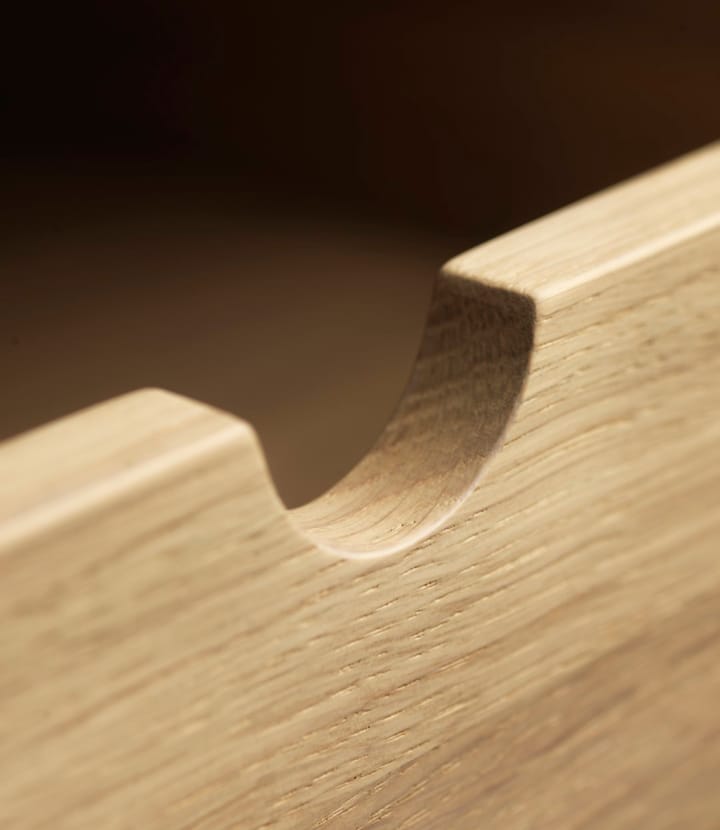 F24 Radius ベンチ, Oak nature lacquered 45x145 cm FDB Møbler