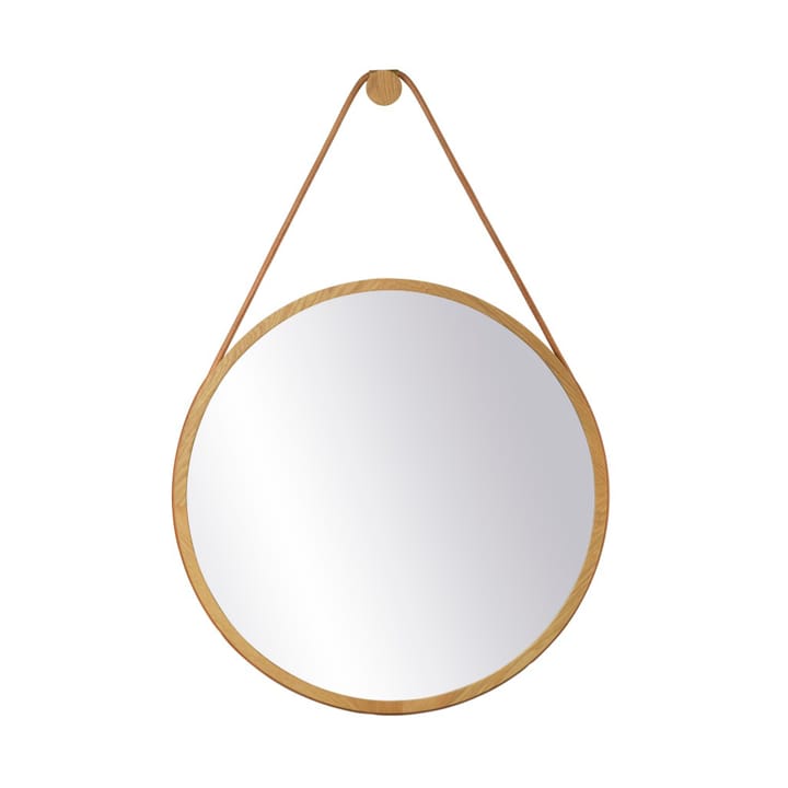 I3 Mossø ウォールミラー - Oak nature lacquered Ø60 cm - FDB Møbler