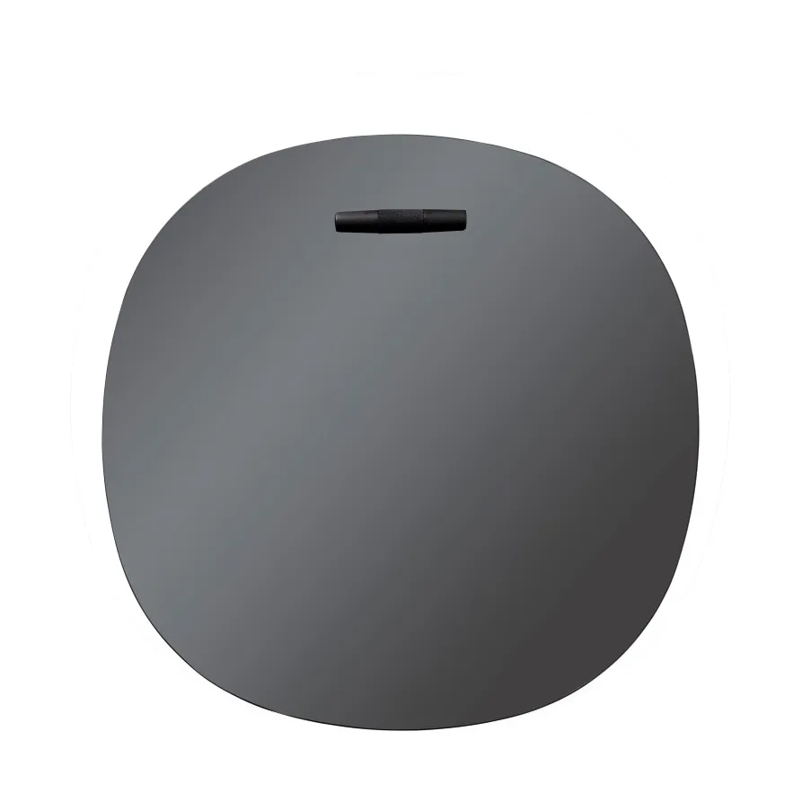 I4 Birksø ウォールミラー, Oak black painted toned Ø50 cm FDB Møbler