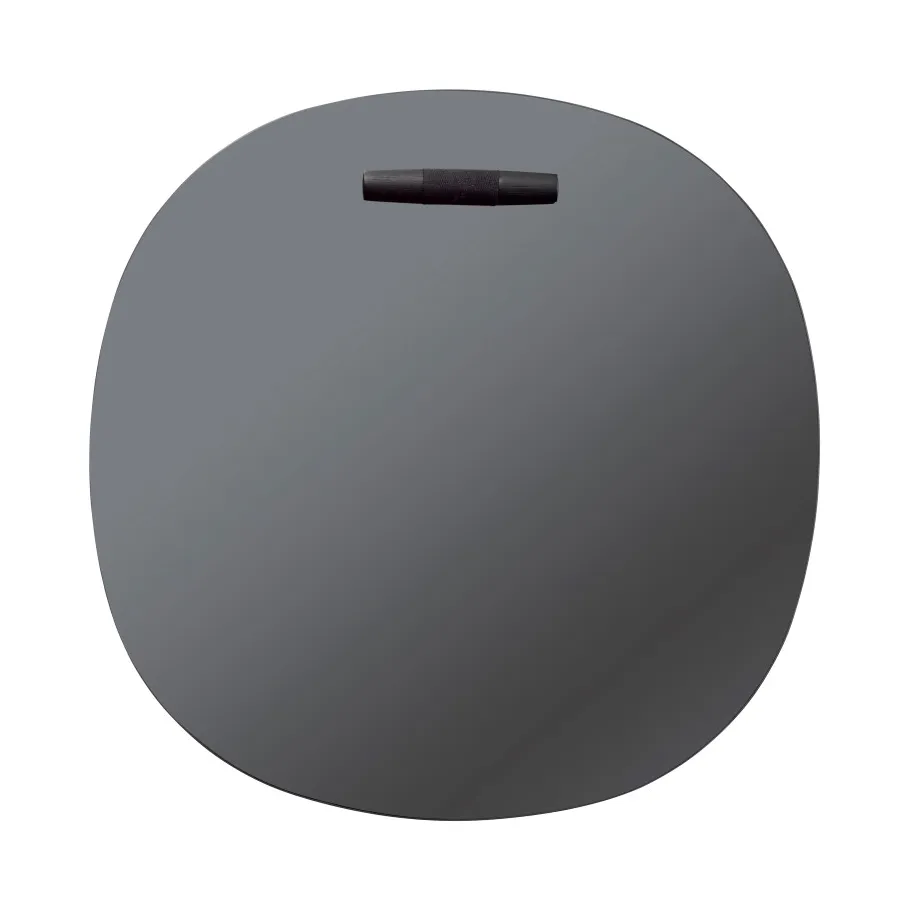 I4 Birksø ウォールミラー, Oak black painted toned Ø70 cm FDB Møbler