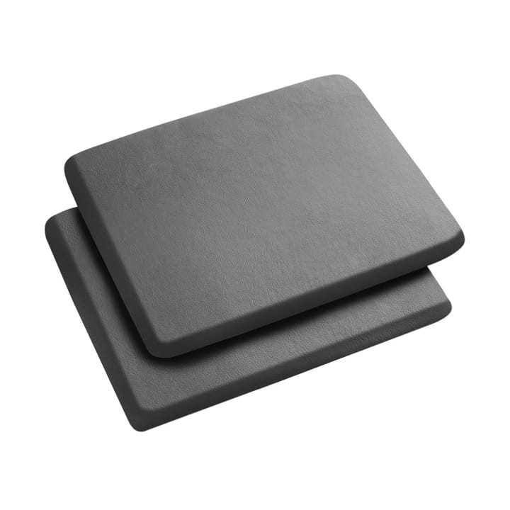 J146 シートクッション - Black leather - FDB Møbler