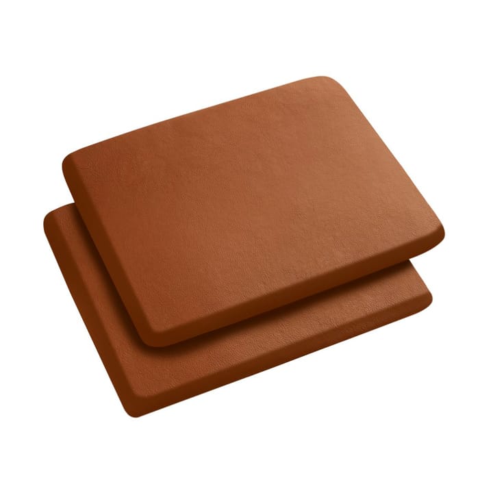 J146 シートクッション - Cognac leather - FDB Møbler