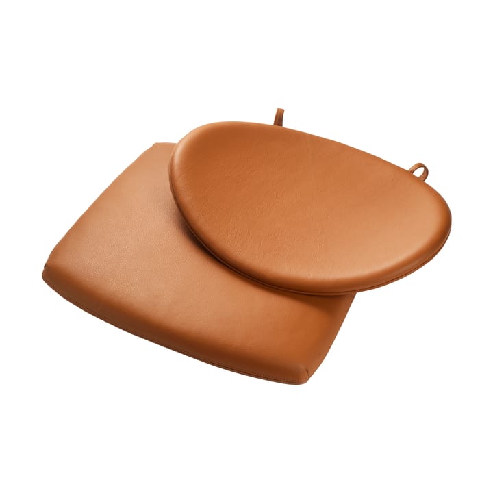 J166 Jørna シートクッション - Cognac leather - FDB Møbler