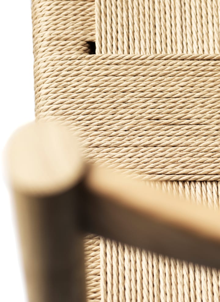 J178 Lønstrup チェアー v2, Oak nature lacquered-papercord FDB Møbler