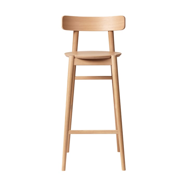 J184 Øst バースツール 75 cm - Oak nature lacquered - FDB Møbler