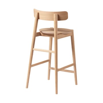 J185 Øst バースツール 65 cm - Oak nature lacquered - FDB Møbler