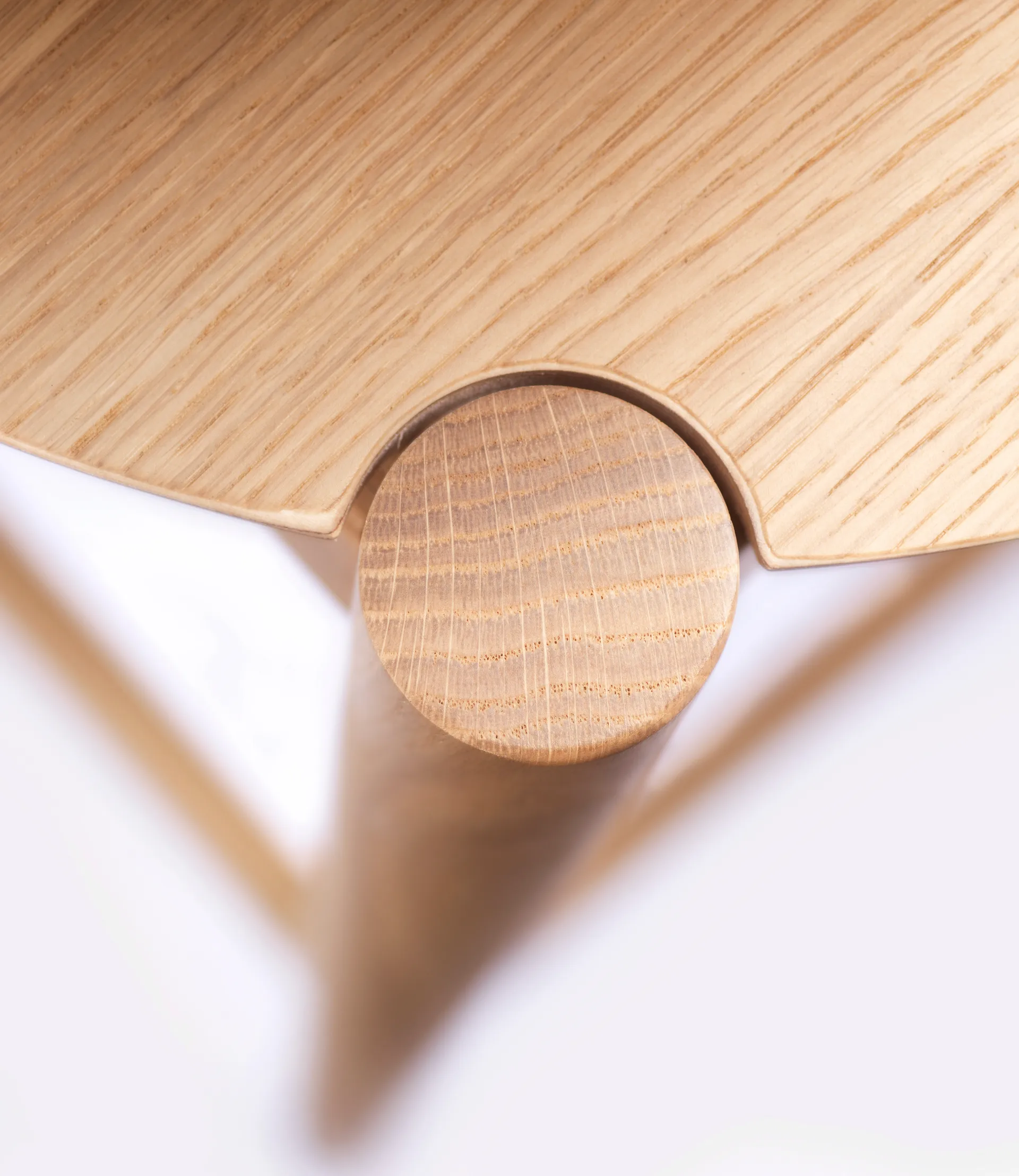 J185 Øst バースツール 65 cm, Oak nature lacquered FDB Møbler