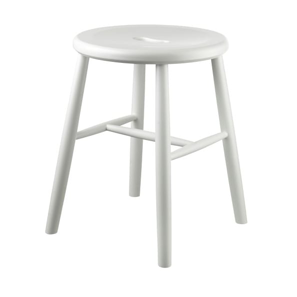 J27 スツール - Beech white painted - FDB Møbler