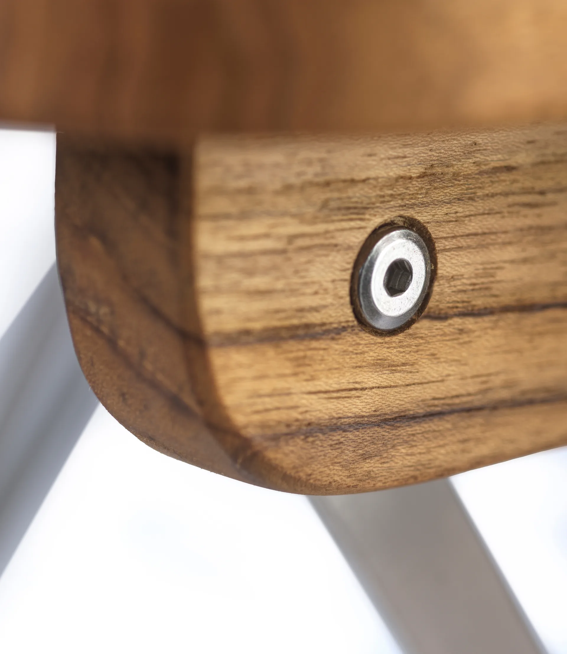 M23 Lilleø バルコニーチェア, Teak-stainless steel FDB Møbler