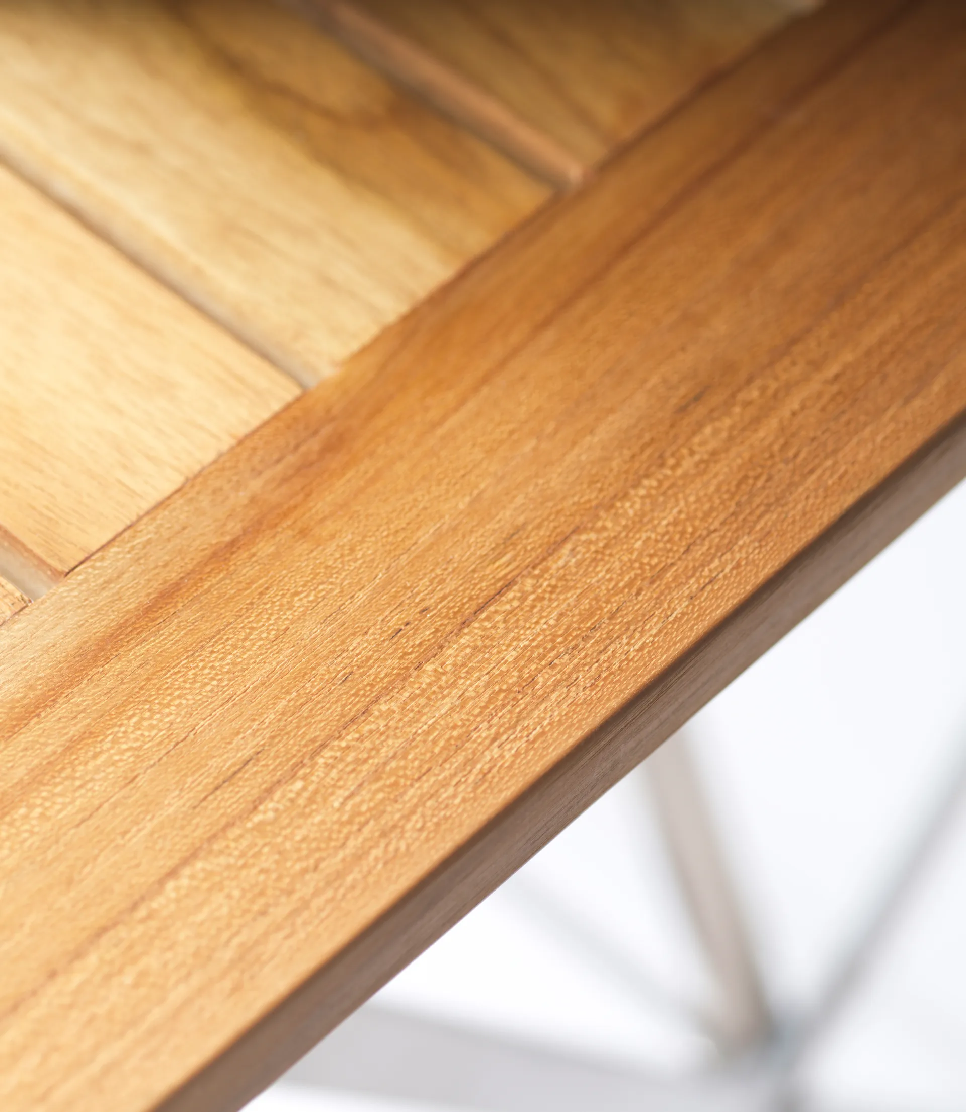 M26 Lilleø バルコニーテーブル, Teak-stainless steel FDB Møbler