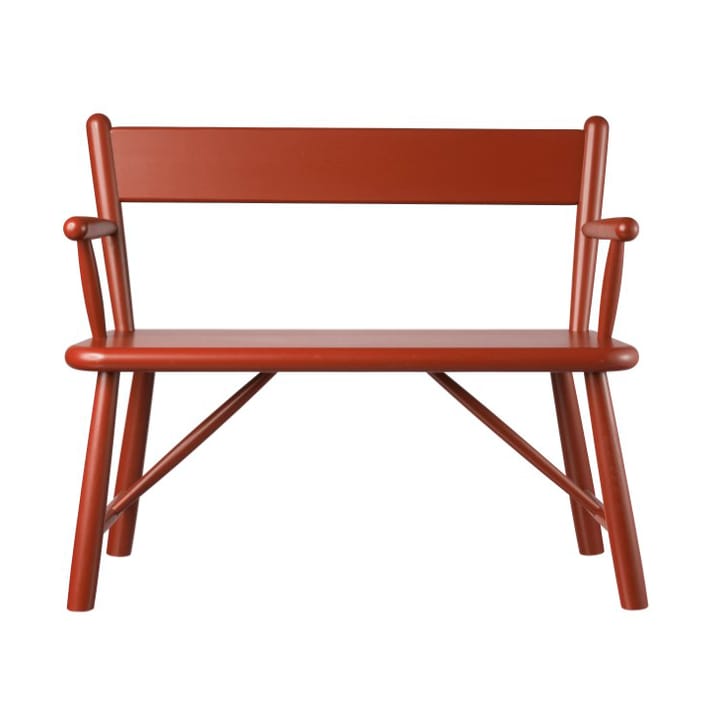 P11 子供用 ベンチ - Beech red painted - FDB Møbler