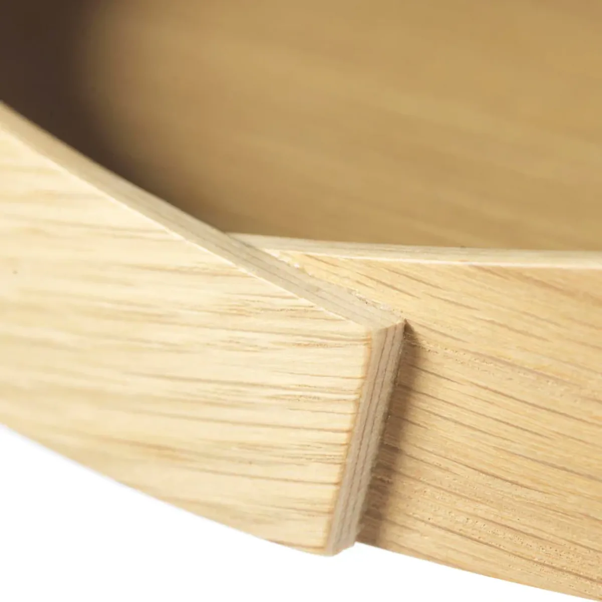 V43 Top トレイ Ø38 cm, Lacquered oak FDB Møbler