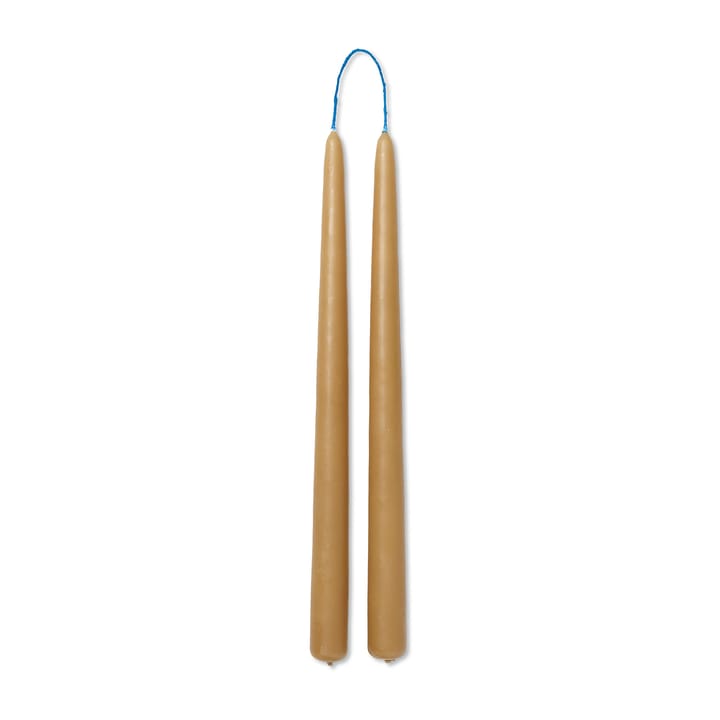 ディップキャンドル ハンドメイド 30cm 2パック - Straw - ferm LIVING | ファームリビング