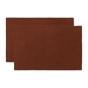 Ferm Living プレイスマット 2-pack - Cinnamon - Ferm Living | ファームリビング