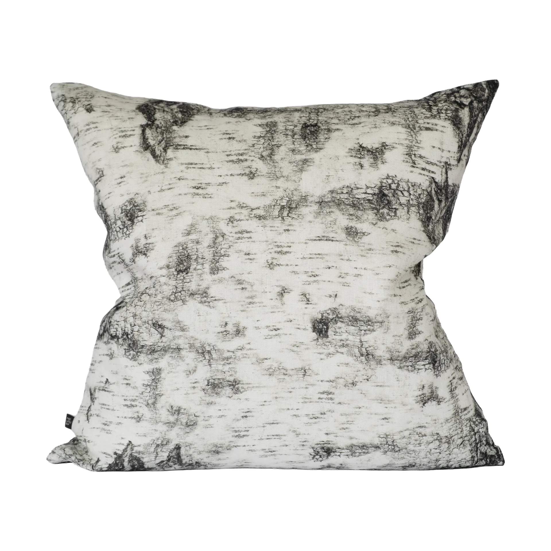 Bark クッションカバー 48x48 cm, Black-white Fine Little Day | ファインリトルデイ