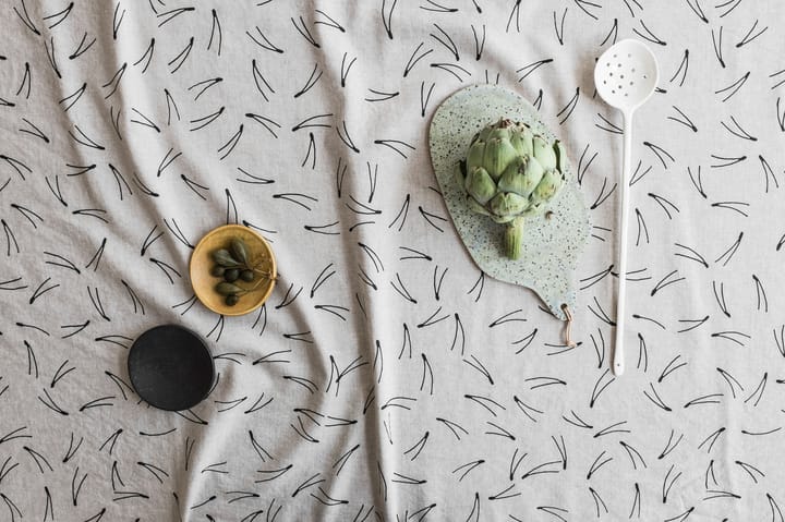 Barr テーブルクロス 137x238 cm, Black-nature Fine Little Day | ファインリトルデイ