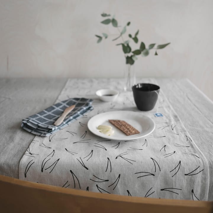 Barr テーブルランナー 44x137 cm, nature-black Fine Little Day | ファインリトルデイ