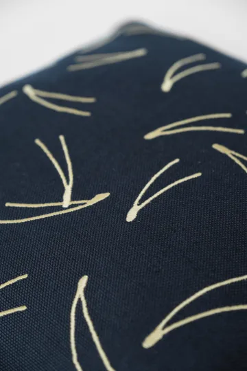 Barr 刺繍入り ピローケース 48x48 cm - Antracitblue - Fine Little Day | ファインリトルデイ