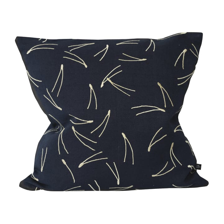 Barr クッションカバー embroidered 48x48 cm - Antracitblue - Fine Little Day | ファインリトルデイ