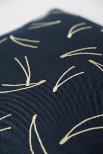 Barr クッションカバー embroidered 48x48 cm - Antracitblue - Fine Little Day | ファインリトルデイ