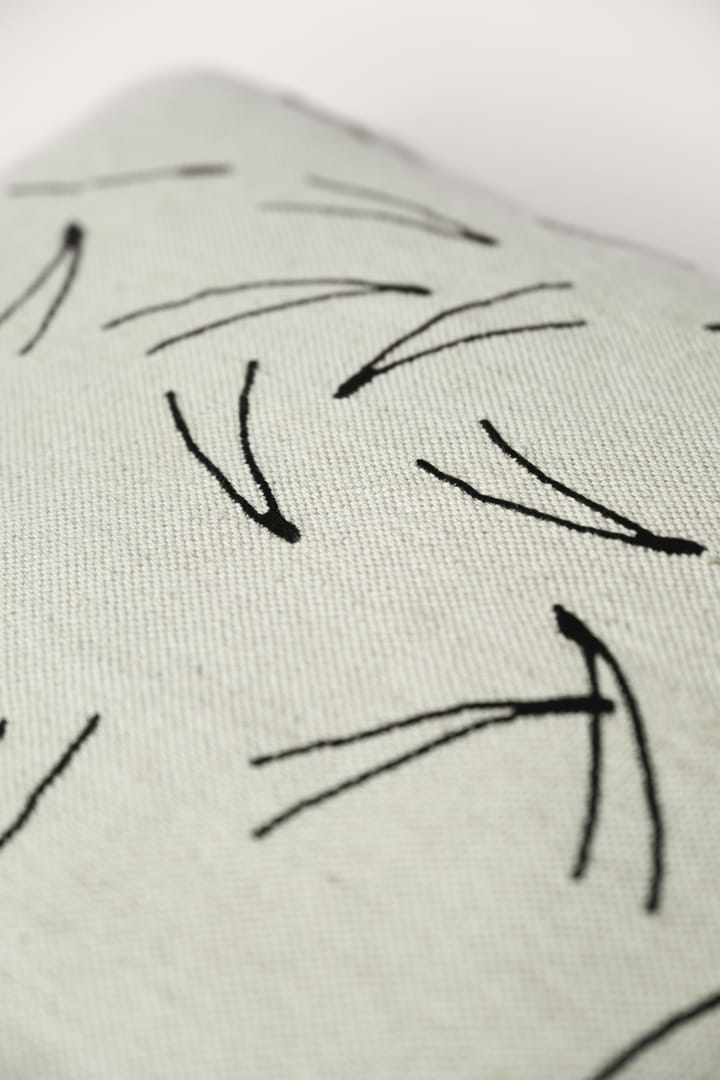 Barr クッションカバー embroidered 48x48 cm, Natural-black Fine Little Day | ファインリトルデイ