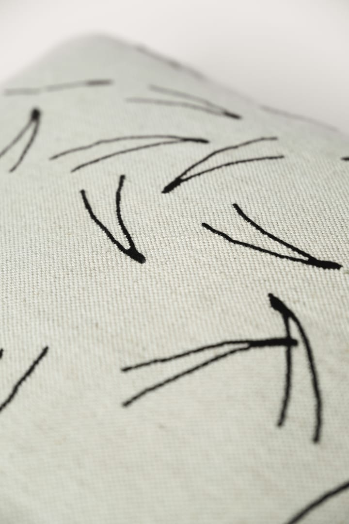 Barr クッションカバー embroidered 48x48 cm - Natural-black - Fine Little Day | ファインリトルデイ