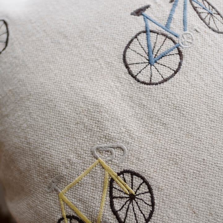 Bicycles クッシ�ョンカバー 48x48 cm - beige - Fine Little Day | ファインリトルデイ